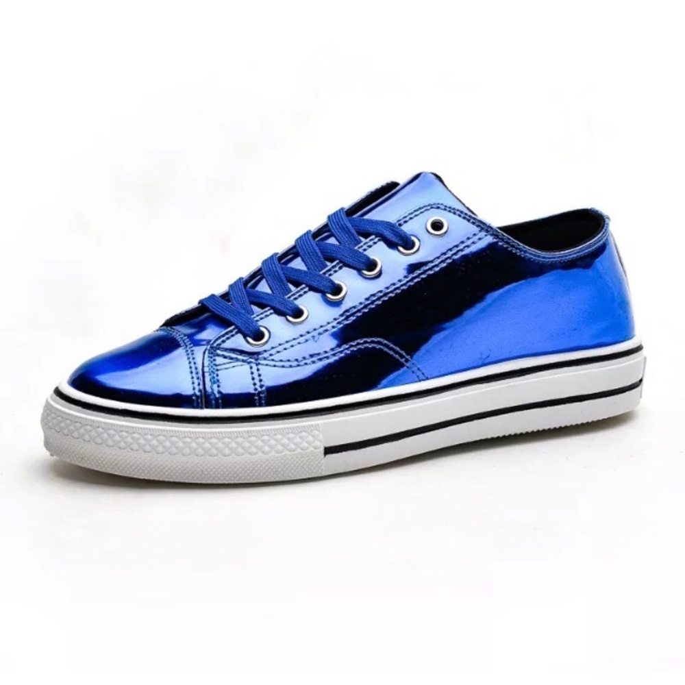 Metallic Blue Sneakers NEW!
